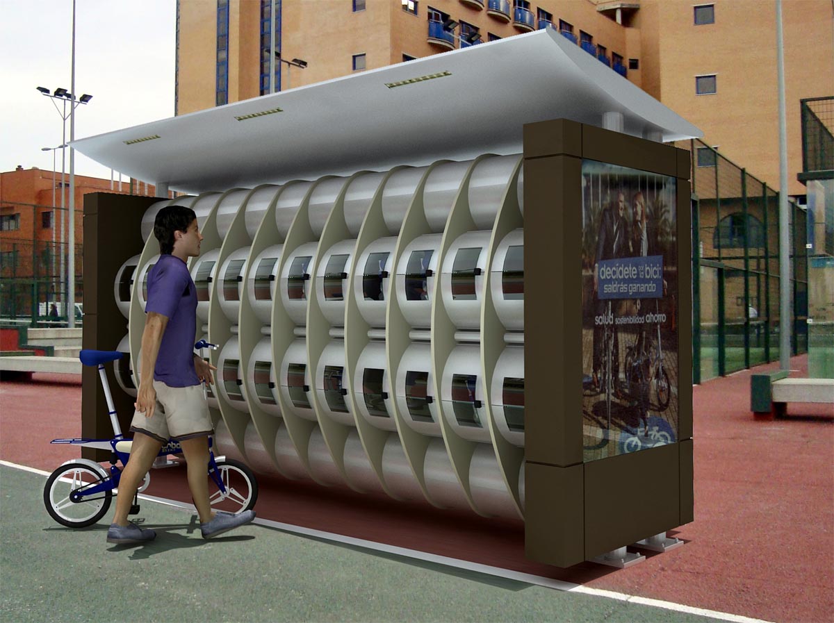 Parking vélos pliants - William Castañeda Esteban